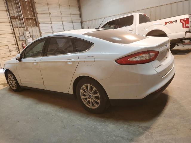 3FA6P0G75GR110101 - 2016 FORD FUSION S WHITE photo 2