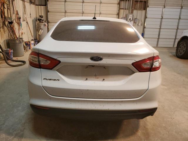 3FA6P0G75GR110101 - 2016 FORD FUSION S WHITE photo 6