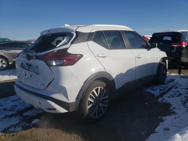 3N1CP5CV2PL537448 - 2023 NISSAN KICKS SV WHITE photo 3