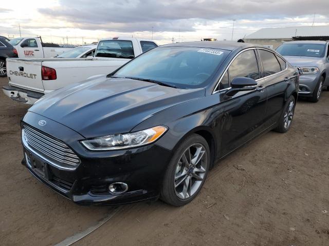 3FA6P0D90ER391761 - 2014 FORD FUSION TITANIUM BLACK photo 1