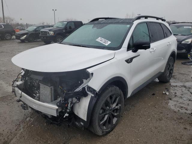 5XYRKDLF3MG041215 - 2021 KIA SORENTO SX WHITE photo 1