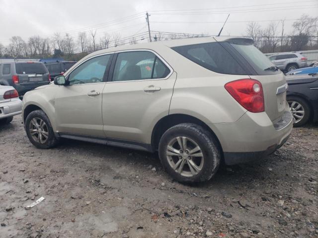 1GNALBEK6DZ108102 - 2013 CHEVROLET EQUINOX LS BEIGE photo 2