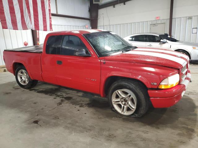 1B7GL22Z5YS678840 - 2000 DODGE DAKOTA RED photo 4