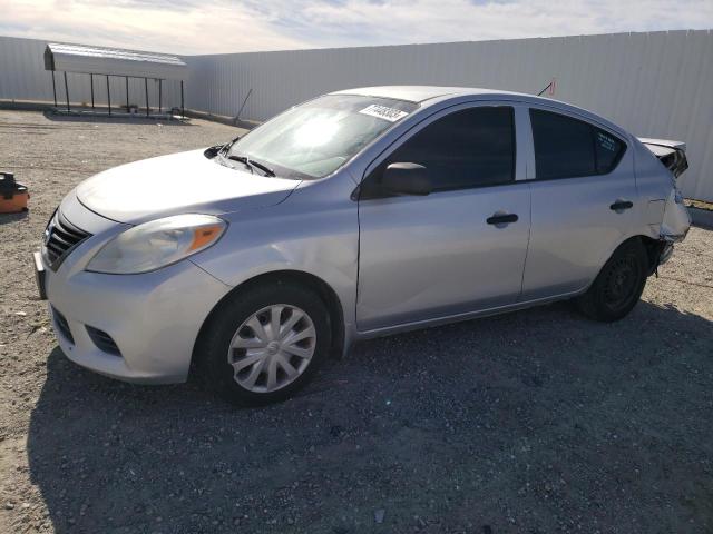 3N1CN7AP0EL820580 - 2014 NISSAN VERSA S GRAY photo 1