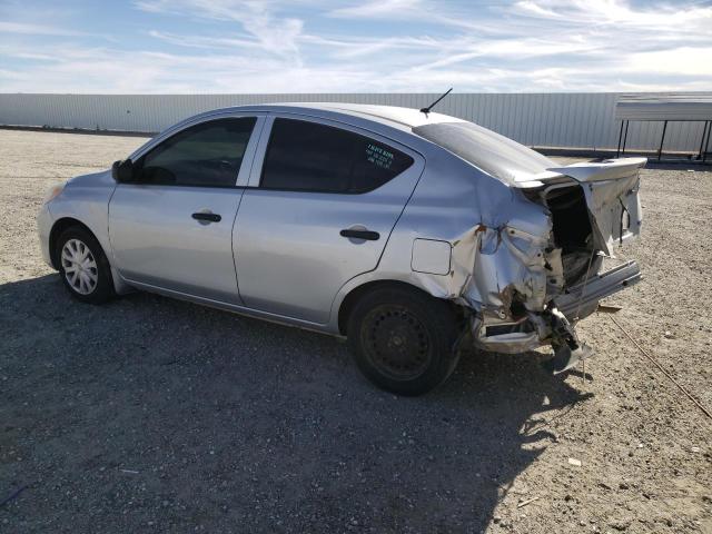 3N1CN7AP0EL820580 - 2014 NISSAN VERSA S GRAY photo 2