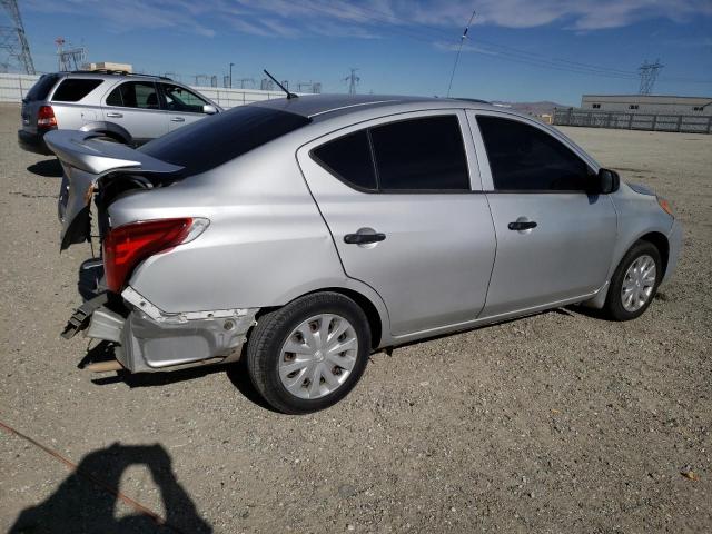 3N1CN7AP0EL820580 - 2014 NISSAN VERSA S GRAY photo 3