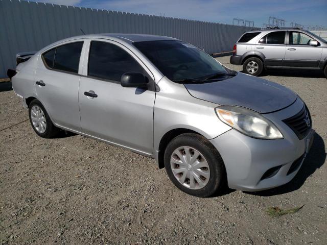 3N1CN7AP0EL820580 - 2014 NISSAN VERSA S GRAY photo 4