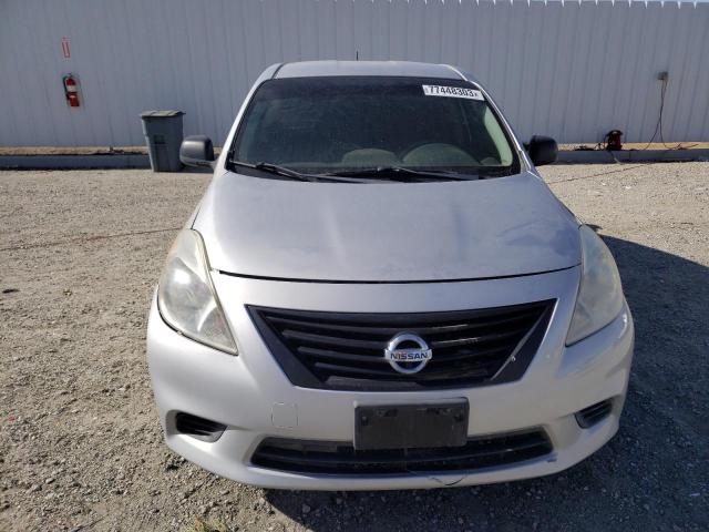 3N1CN7AP0EL820580 - 2014 NISSAN VERSA S GRAY photo 5