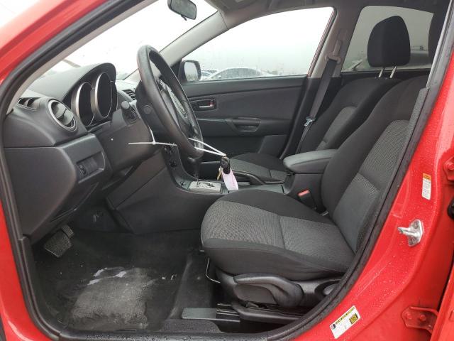 JM1BK32F271693874 - 2007 MAZDA 3 I RED photo 7