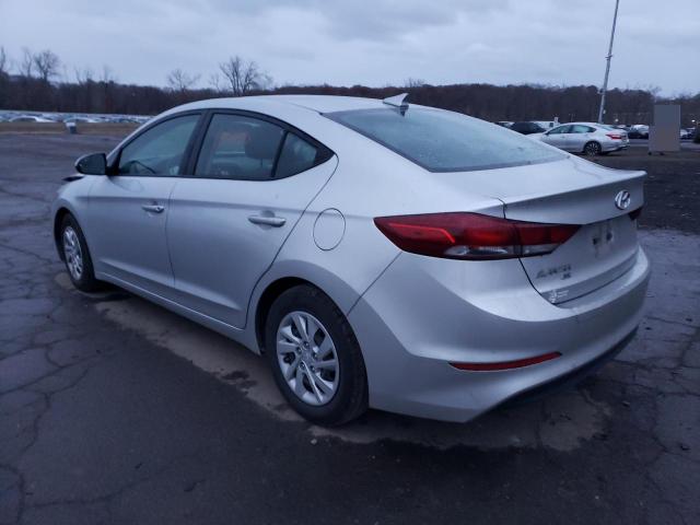 5NPD74LF2JH376806 - 2018 HYUNDAI ELANTRA SE SILVER photo 2