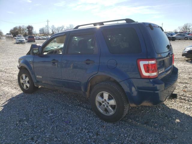 1FMCU03148KE76155 - 2008 FORD ESCAPE XLT BLUE photo 2