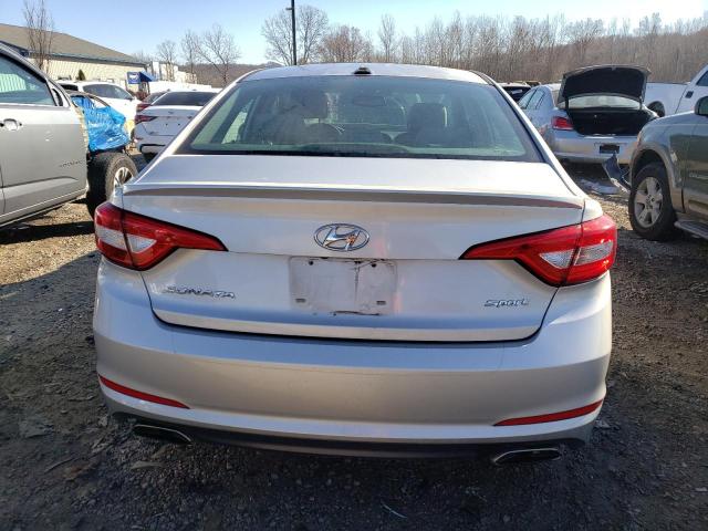 5NPE34AF0FH087790 - 2015 HYUNDAI SONATA SPORT SILVER photo 6