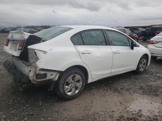 19XFB2F52EE056541 - 2014 HONDA CIVIC LX WHITE photo 3