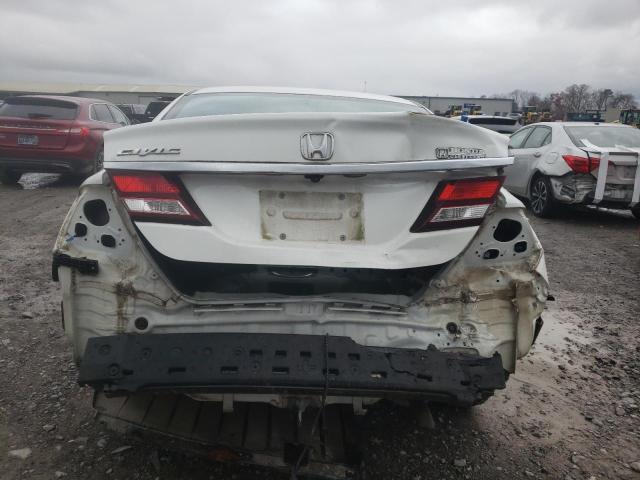 19XFB2F52EE056541 - 2014 HONDA CIVIC LX WHITE photo 6