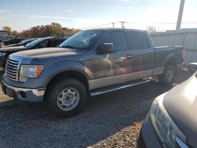 1FTFW1ET2BFC70249 - 2011 FORD F150 SUPERCREW GRAY photo 1