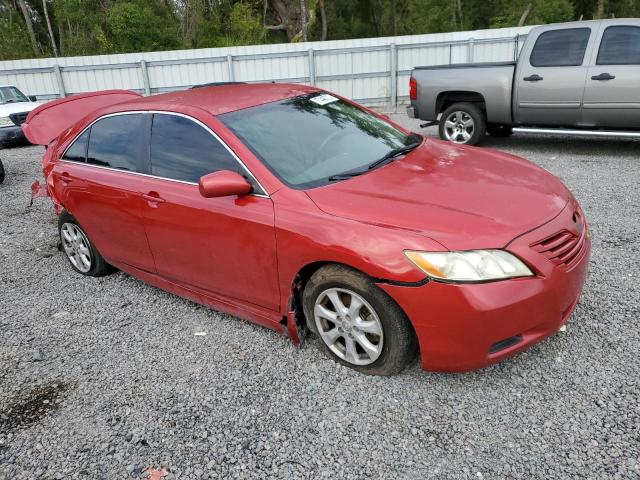 4T1BE46K27U102232 - 2007 TOYOTA CAMRY CE RED photo 4