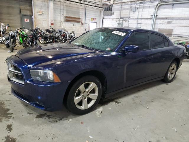 2C3CDXBG4EH241622 - 2014 DODGE CHARGER SE BLUE photo 1