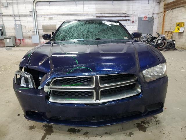 2C3CDXBG4EH241622 - 2014 DODGE CHARGER SE BLUE photo 5