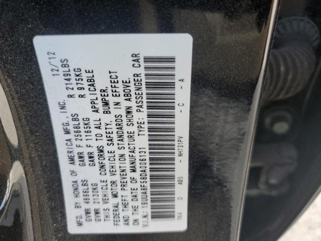 19UUA8F58DA006131 - 2013 ACURA TL TECH BLACK photo 12