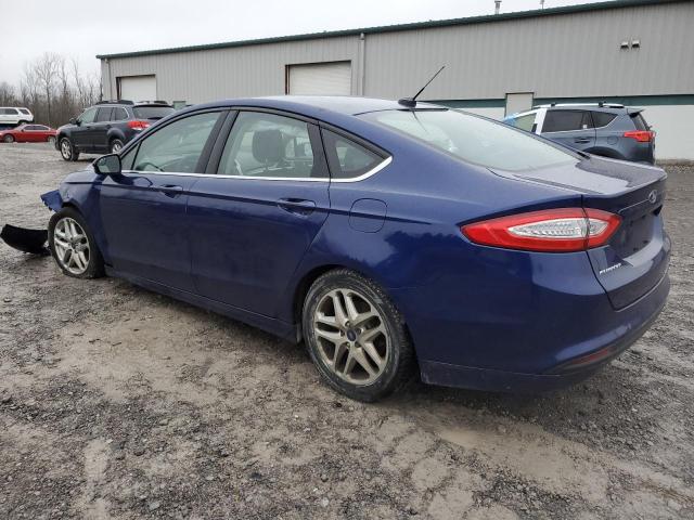 1FA6P0H71F5103520 - 2015 FORD FUSION SE BLUE photo 2