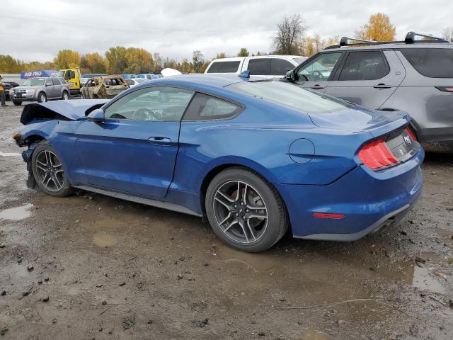 1FA6P8TH2N5111963 - 2022 FORD MUSTANG BLUE photo 2