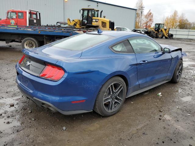 1FA6P8TH2N5111963 - 2022 FORD MUSTANG BLUE photo 3