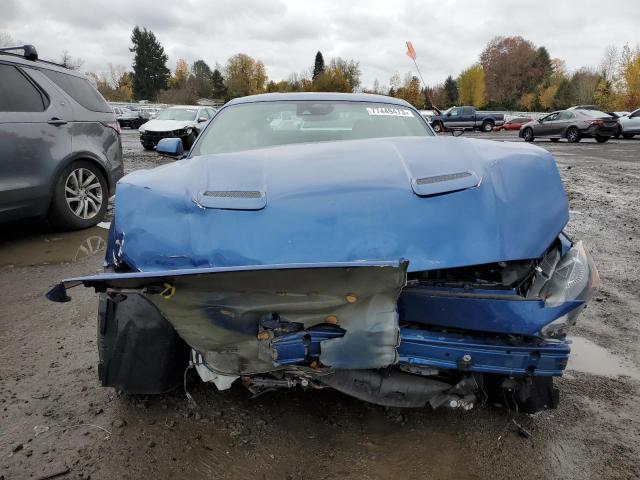 1FA6P8TH2N5111963 - 2022 FORD MUSTANG BLUE photo 5