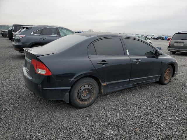 2HGFA16499H035329 - 2009 HONDA CIVIC DX-G BLACK photo 3