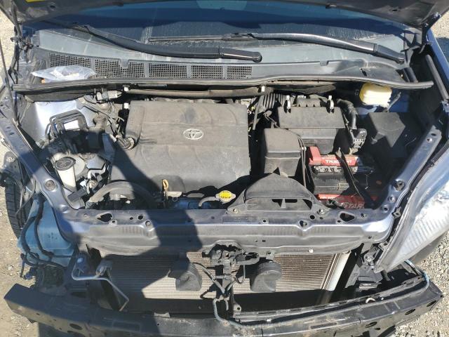 5TDYK3DC9FS673264 - 2015 TOYOTA SIENNA XLE BLUE photo 12