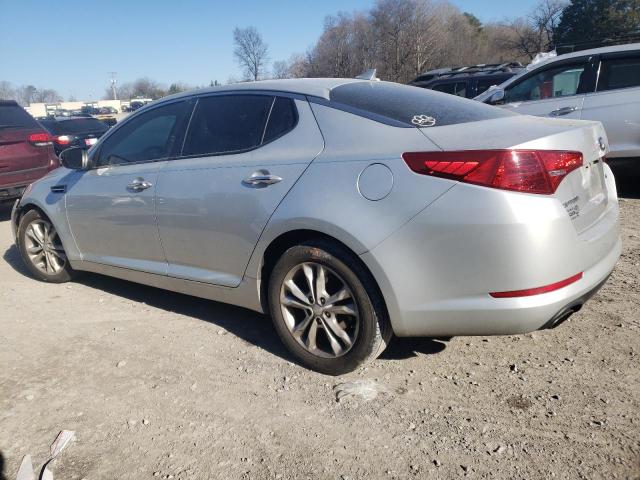 5XXGN4A79DG124114 - 2013 KIA OPTIMA EX SILVER photo 2