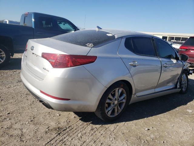 5XXGN4A79DG124114 - 2013 KIA OPTIMA EX SILVER photo 3