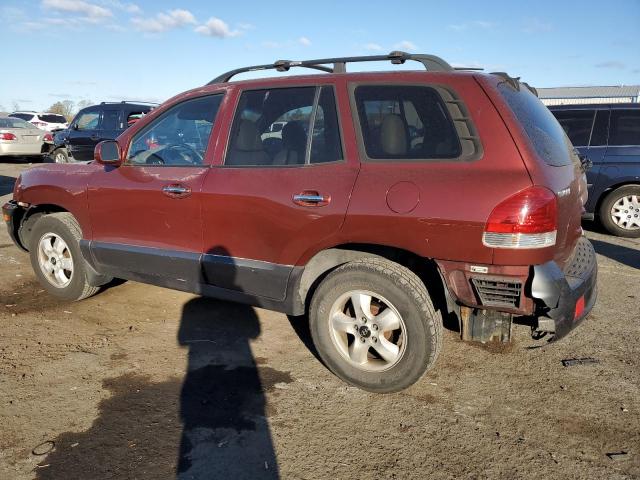 KM8SC73E75U880755 - 2005 HYUNDAI SANTA FE GLS RED photo 2