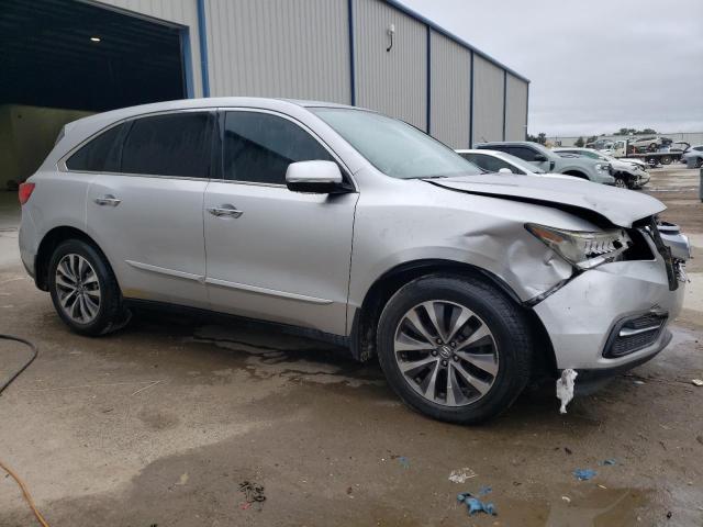 5FRYD3H47FB013868 - 2015 ACURA MDX TECHNOLOGY SILVER photo 4