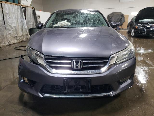 1HGCR2F57EA304642 - 2014 HONDA ACCORD SPORT GRAY photo 5