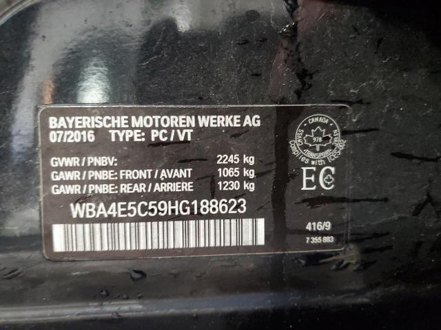 WBA4E5C59HG188623 - 2017 BMW 440XI GRAN COUPE BLUE photo 12