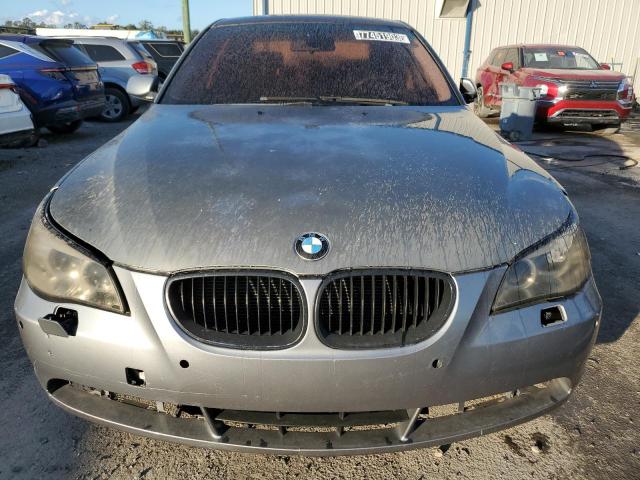 WBANB53526CP00224 - 2006 BMW 550 I GRAY photo 5