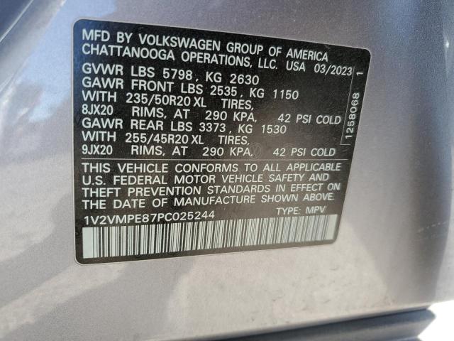 1V2VMPE87PC025244 - 2023 VOLKSWAGEN ID.4 PRO S 银色 照片 13