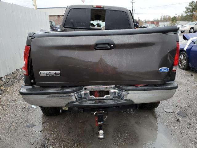 1FTSW21P06EB38552 - 2006 FORD F250 SUPER DUTY GRAY photo 6