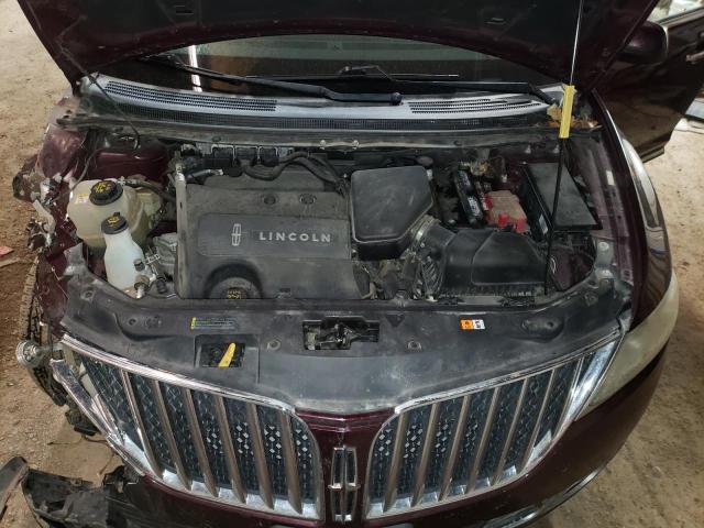 2LMDJ8JK0BBJ22775 - 2011 LINCOLN MKX MAROON photo 12