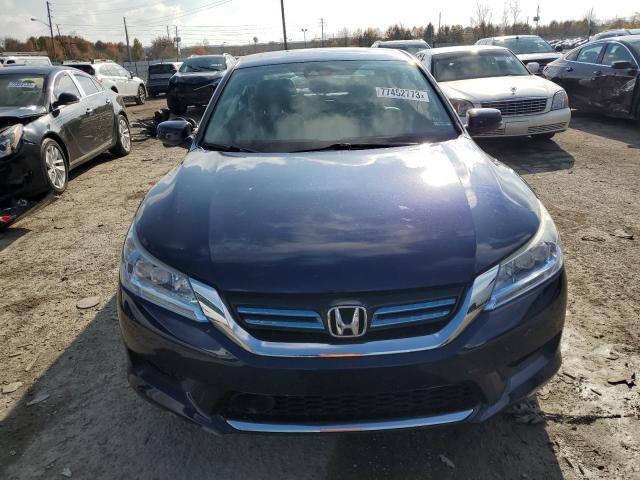 1HGCR6F79FA005129 - 2015 HONDA ACCORD TOURING HYBRID BLUE photo 5