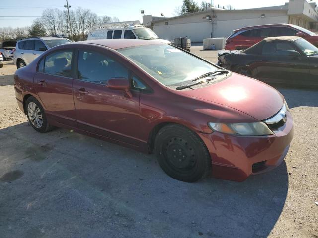 19XFA1F56AE055464 - 2010 HONDA CIVIC LX RED photo 4