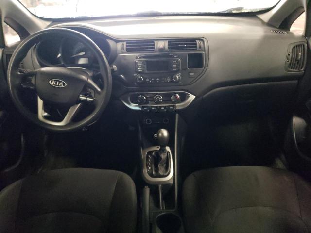 KNADM4A34D6109406 - 2013 KIA RIO LX SILVER photo 8