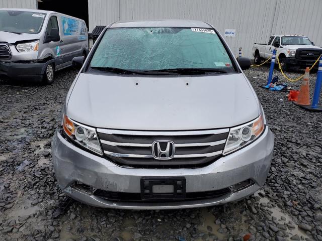 5FNRL5H20DB081459 - 2013 HONDA ODYSSEY LX SILVER photo 5