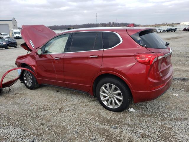 LRBFXCSA1KD042586 - 2019 BUICK ENVISION ESSENCE Կարմիր լուսանկար 2