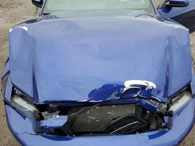 1ZVBP8AM5E5212159 - 2014 FORD MUSTANG BLUE photo 11