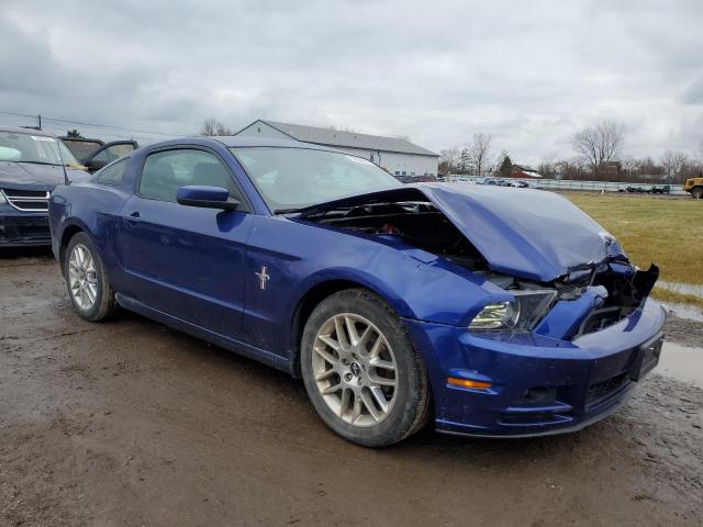 1ZVBP8AM5E5212159 - 2014 FORD MUSTANG BLUE photo 4