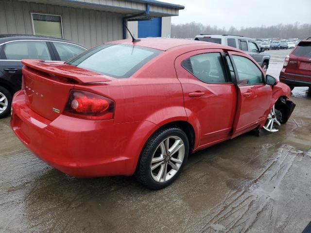 1C3CDZEGXCN258730 - 2012 DODGE AVENGER SXT RED photo 3