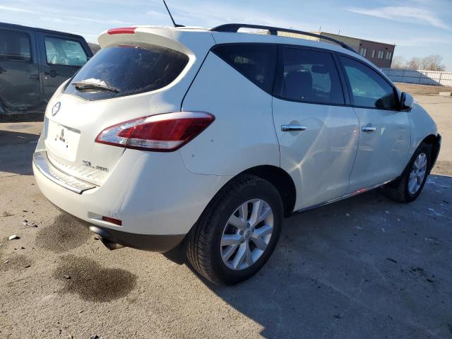 JN8AZ1MW2BW172386 - 2011 NISSAN MURANO S WHITE photo 3