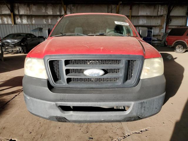 1FTRF12208KB82597 - 2008 FORD F150 RED photo 5