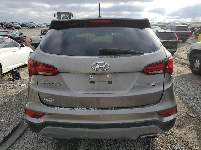 5NMZTDLB4JH096865 - 2018 HYUNDAI SANTA FE S GRAY photo 6